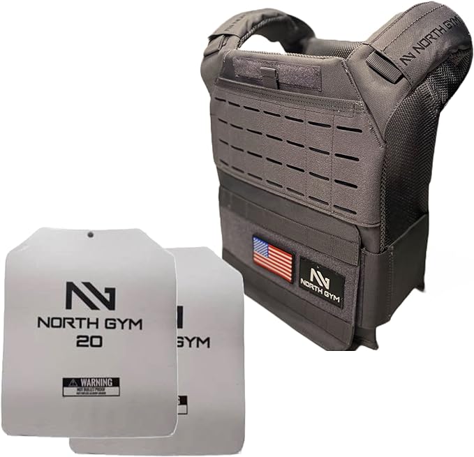 40lb Grey Weighted Vest