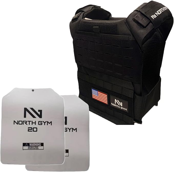 40lb Black Weighted Vest