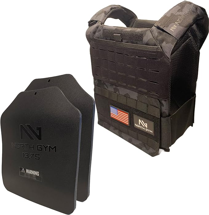 30lb Black Camo Weighted Vest