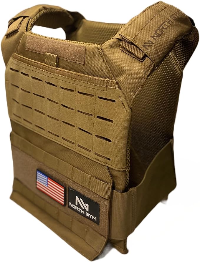 Tan Weighted Vest Without Plates