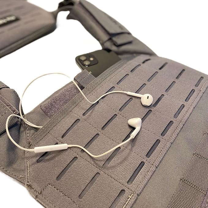 20lb Grey Weighted Vest