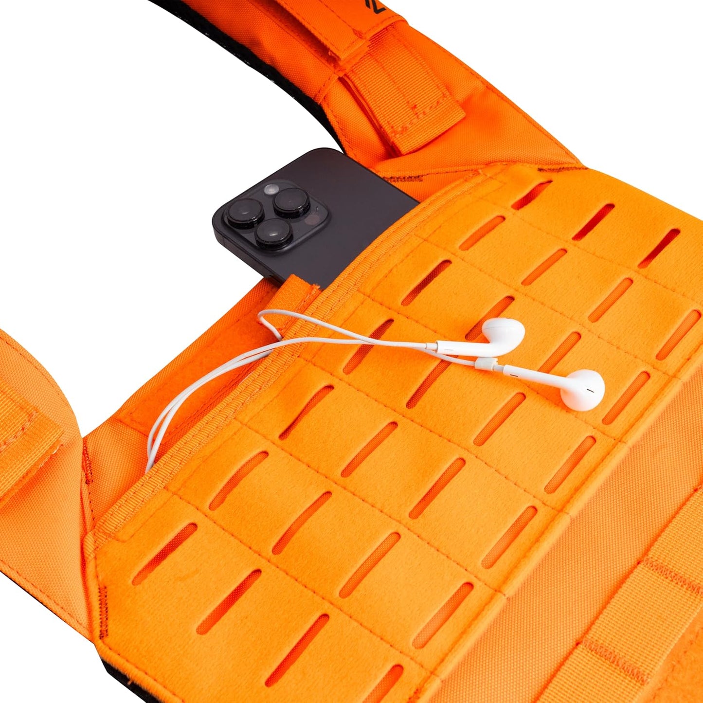 20lb Orange Weighted Vest