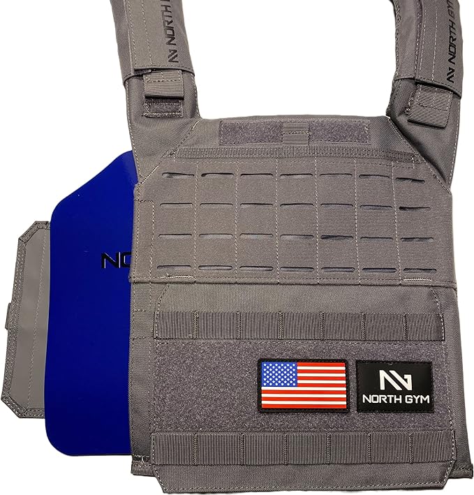 20lb Grey Weighted Vest