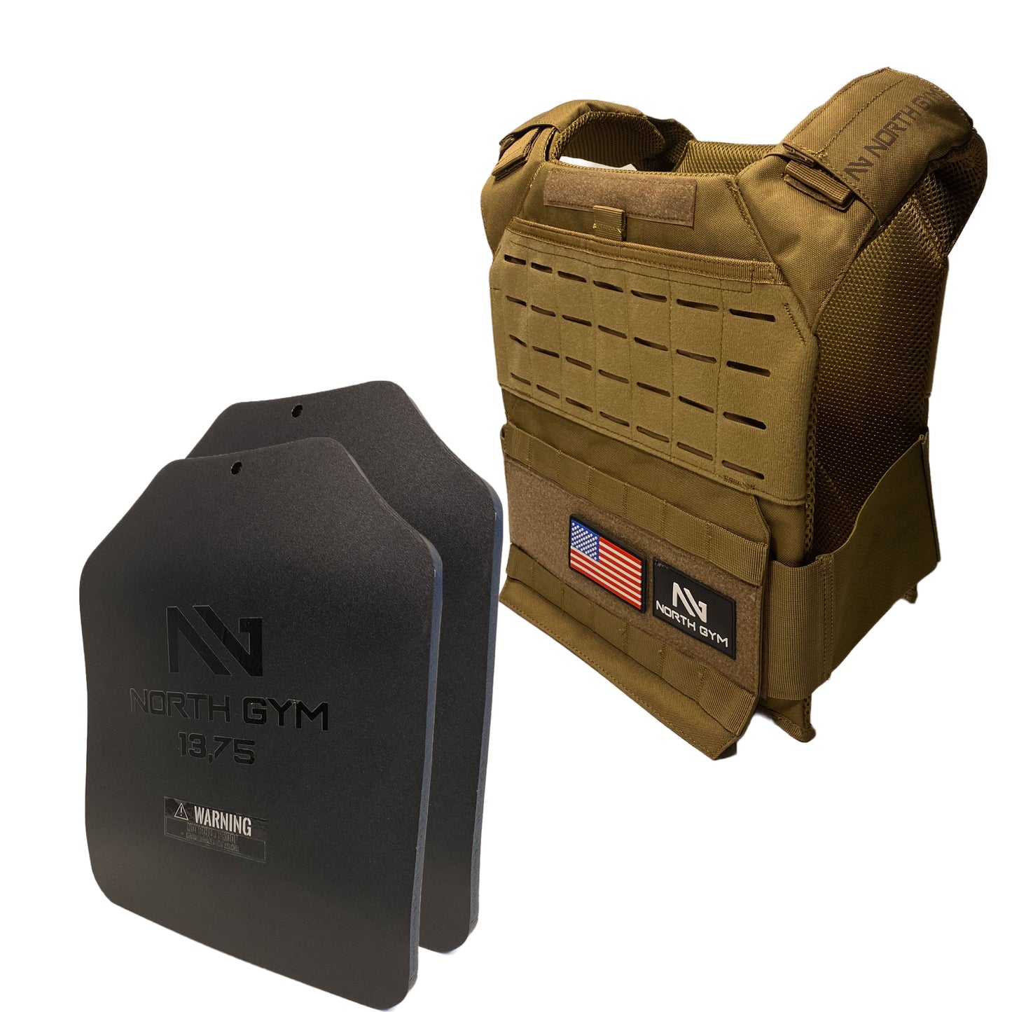 30lb Tan Weighted Vest