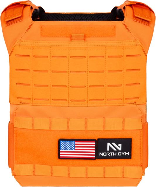 40lb Orange Weighted Vest