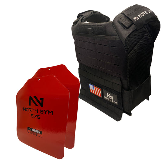 14lb Black Weighted Vest